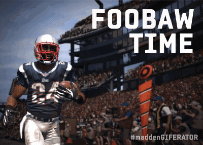 A Football Player With The Number 24 On His Jersey Is Running With A Ball GIF