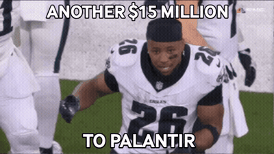 A Football Player With The Number 26 On His Jersey Celebrates GIF