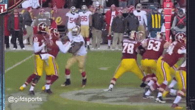 A Football Player With The Number 28 On His Jersey GIF