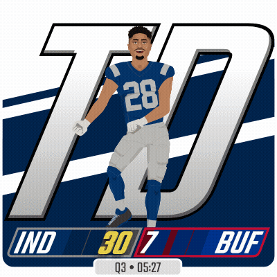 A Football Player With The Number 28 On His Uniform GIF