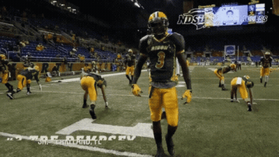 A Football Player With The Number 3 On His Uniform GIF