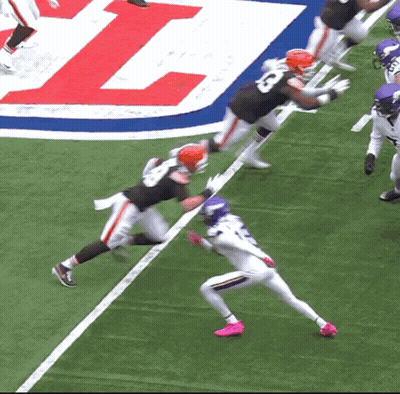 A Football Player With The Number 3 On The Back Of His Helmet GIF