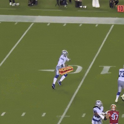 A Football Player With The Number 30 On Their Back GIF