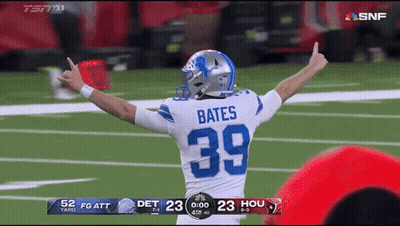 A Football Player With The Number 39 On His Jersey GIF