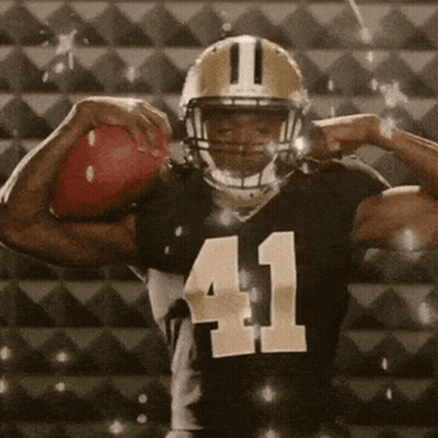 A Football Player With The Number 41 On His Shirt GIF