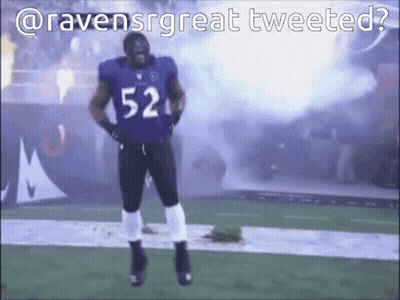 A Football Player With The Number 52 On The Back Of His Jersey GIF