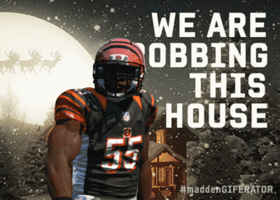A Football Player With The Number 55 On His Uniform GIF