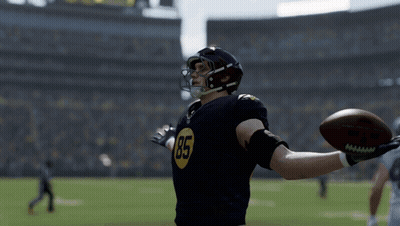 A Football Player With The Number 85 On His Shirt GIF