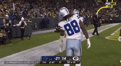 A Football Player With The Number 88 On Their Back GIF