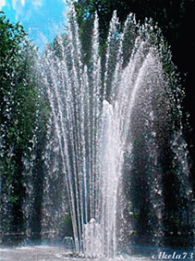 A Fountain Is Being Photographed By Akela73 GIF