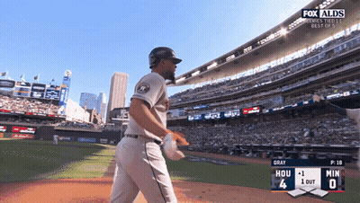 A Fox Alds Baseball Game Is Being Played GIF