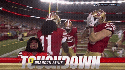 A Fox Championship Advertisement For Brandon Aiyuk And The 49Ers GIF