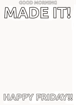 A Fox From Zootopia Is Dancing On A White Background With The Words `` Good Morning Made It ! Happy Friday ! '' GIF
