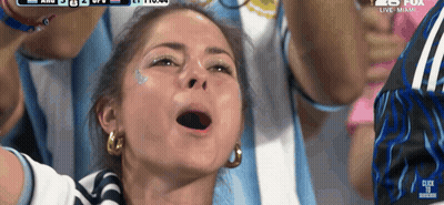 A Fox Live Miami Broadcast Of A Soccer Game With A Woman In The Crowd GIF