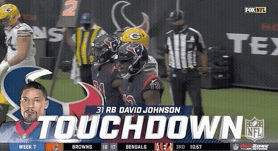 A Fox Nfl Broadcast Of A Football Game Between The Browns And Bengals GIF