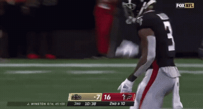 A Fox NFL Football Game Is Being Played GIF
