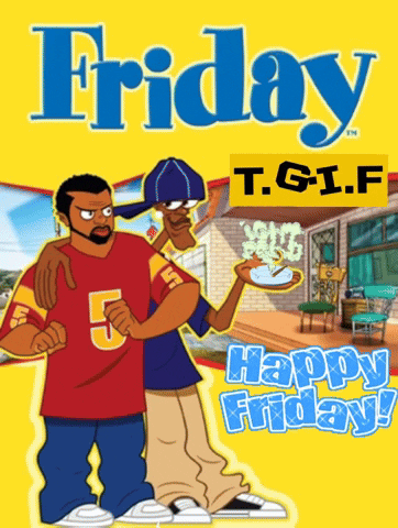 a friday t.g.i.f happy friday poster