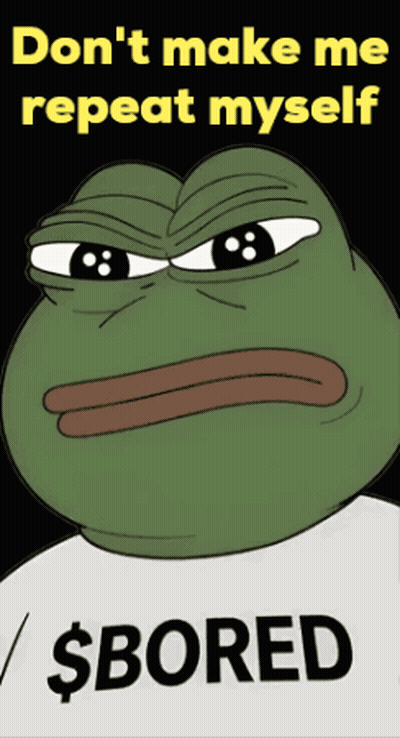 A Frog With A Shirt That Says $ Bored GIF