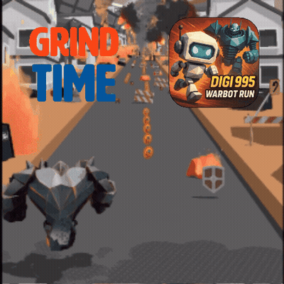 A Game Called Grind Time Is Being Played On A Phone GIF