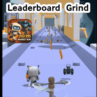 A Game Called Leaderboard Grind Is Being Played On A Computer GIF