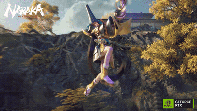 A Game Called Naraka Is Being Played On A Nvidia Geforce Rtx Graphics Card GIF