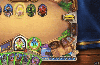 A Game With A Yellow End Turn Button GIF