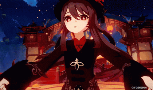 A Gif Of A Girl From A Video Game With The Gifgenshin Logo On The Bottom Right GIF