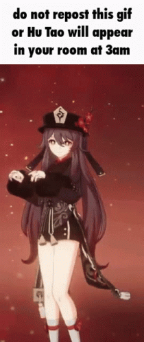 A Gif Of A Girl With Long Hair And A Hat That Says Do Not Repost GIF