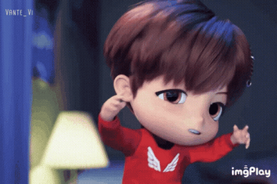 A Gif Of A Little Boy With Wings On His Shirt Is Displayed On Imgplay GIF