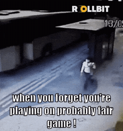 A Gif Of A Man Running With The Caption When You Forget You 'Re Playing On Probably Fair Game GIF