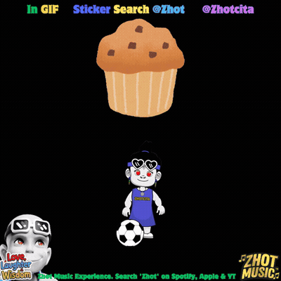 A Gif Of A Muffin With The Words In Gif Sticker Search @Zhot And @Zhotcita GIF
