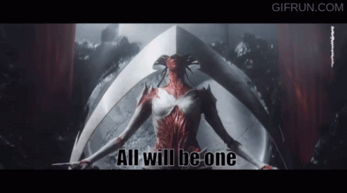 A Gif That Says All Will Be One Is Displayed GIF