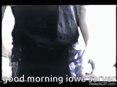A Gif That Says Good Morning Iowa-Server GIF