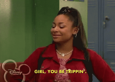 A Girl From Disney Channel Is Talking About Being Trippin GIF