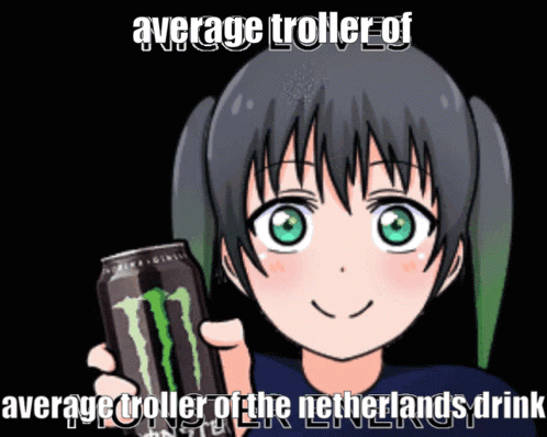 Girl Holding Monster Energy Drink GIF