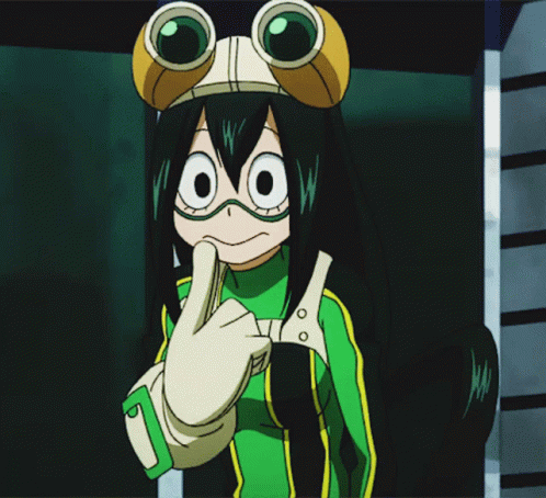 A Girl In A Frog Costume Is Giving A Middle Finger GIF