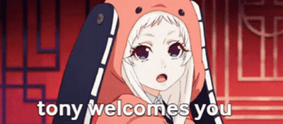 A Girl In A Hoodie Is Talking To Someone . GIF