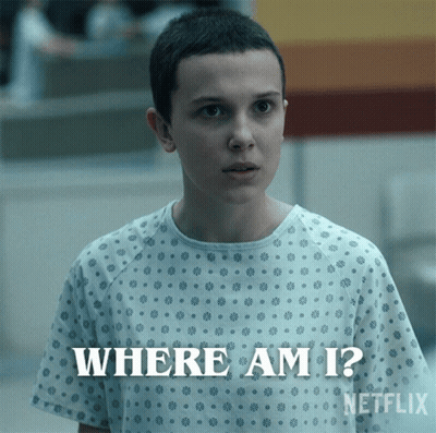 A Girl In A Hospital Gown Says Where Am I Netflix GIF