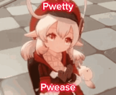 A Girl In A Red Hat Is Standing On A Checkered Floor And Holding A Stuffed Animal . GIF