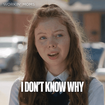 A Girl In A School Uniform Says I Do N't Know Why GIF