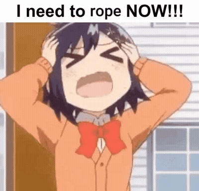 A Girl Is Holding Her Head In Pain While Screaming And Holding Her Hands To Her Head . GIF