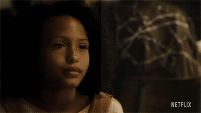 A Girl Says That 'S Not Fair In A Netflix Advertisement GIF