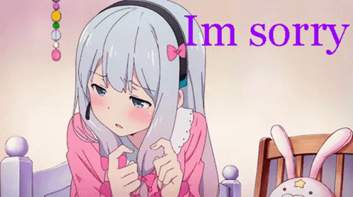 A Girl Wearing A Headset With The Word What Written Above Her GIF