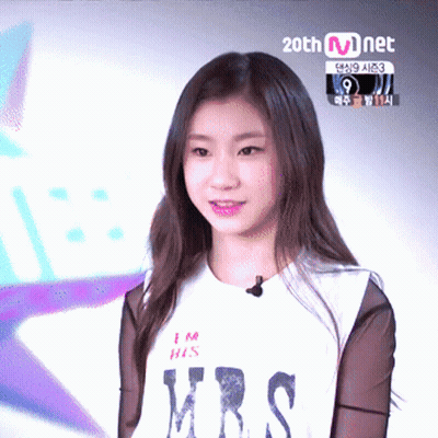 A Girl Wearing A Shirt That Says Mrs. On It GIF