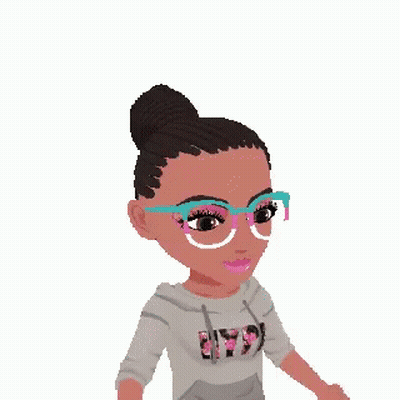 A Girl Wearing Glasses And A White Shirt With The Word Argh Written On It GIF