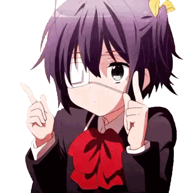 A Girl With A Bandage On Her Eye Is Pointing Sticker