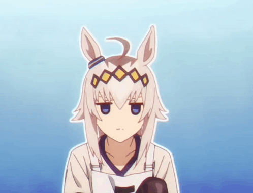 A Girl With A Crown On Her Head Is Wearing A Number 7 GIF