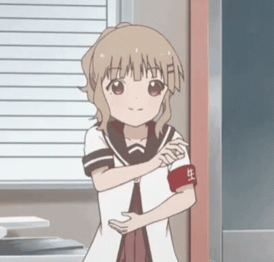 A Girl With A Red Armband On Her Arm That Says ' 生 ' GIF