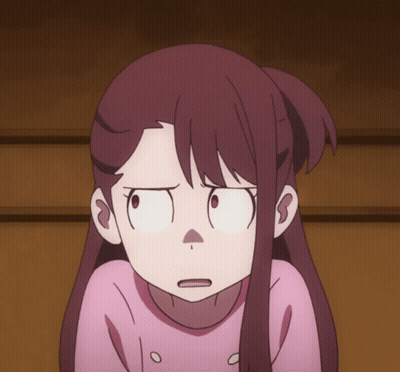 A Girl With A Surprised Look On Her Face Is Wearing A Pink Top GIF