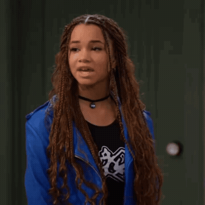 A Girl With Braids And A Choker Says And I Know You Did Not Just Say That GIF